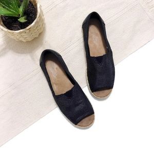 Toms Black Espadrilles for Women
